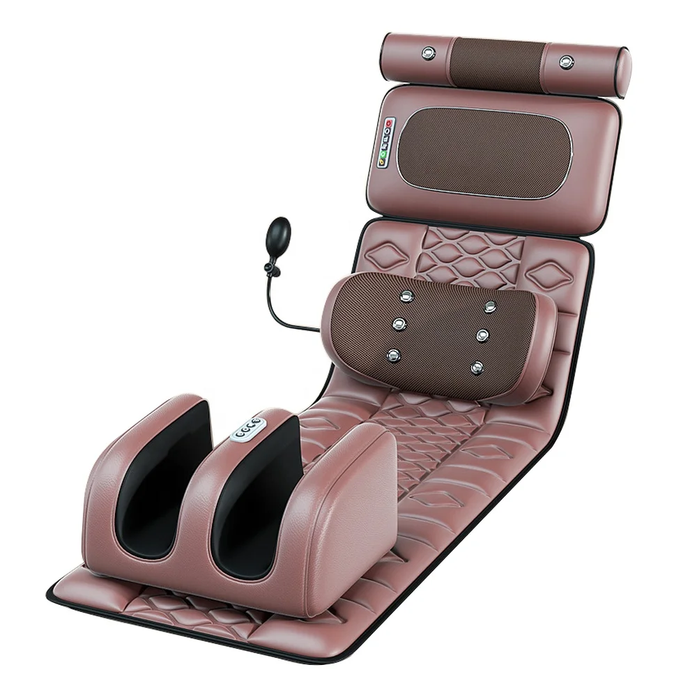 Electric massage mattress full body back car seat chair massager mat vibrating massage cushion