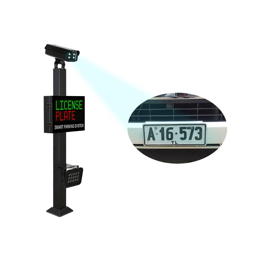 out door 4g anpr ALPR/LPR Poe network ip camera with software License plate recognition parking management system