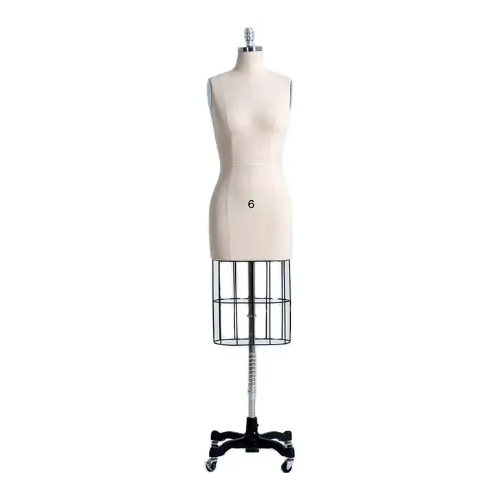Professional high-end female dress form adjustable shoulder tailor collapsible wedding dress mannequin
