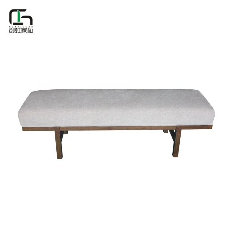 
Factory custom high quality hotel bedroom bed end bench for 5 star hotel 