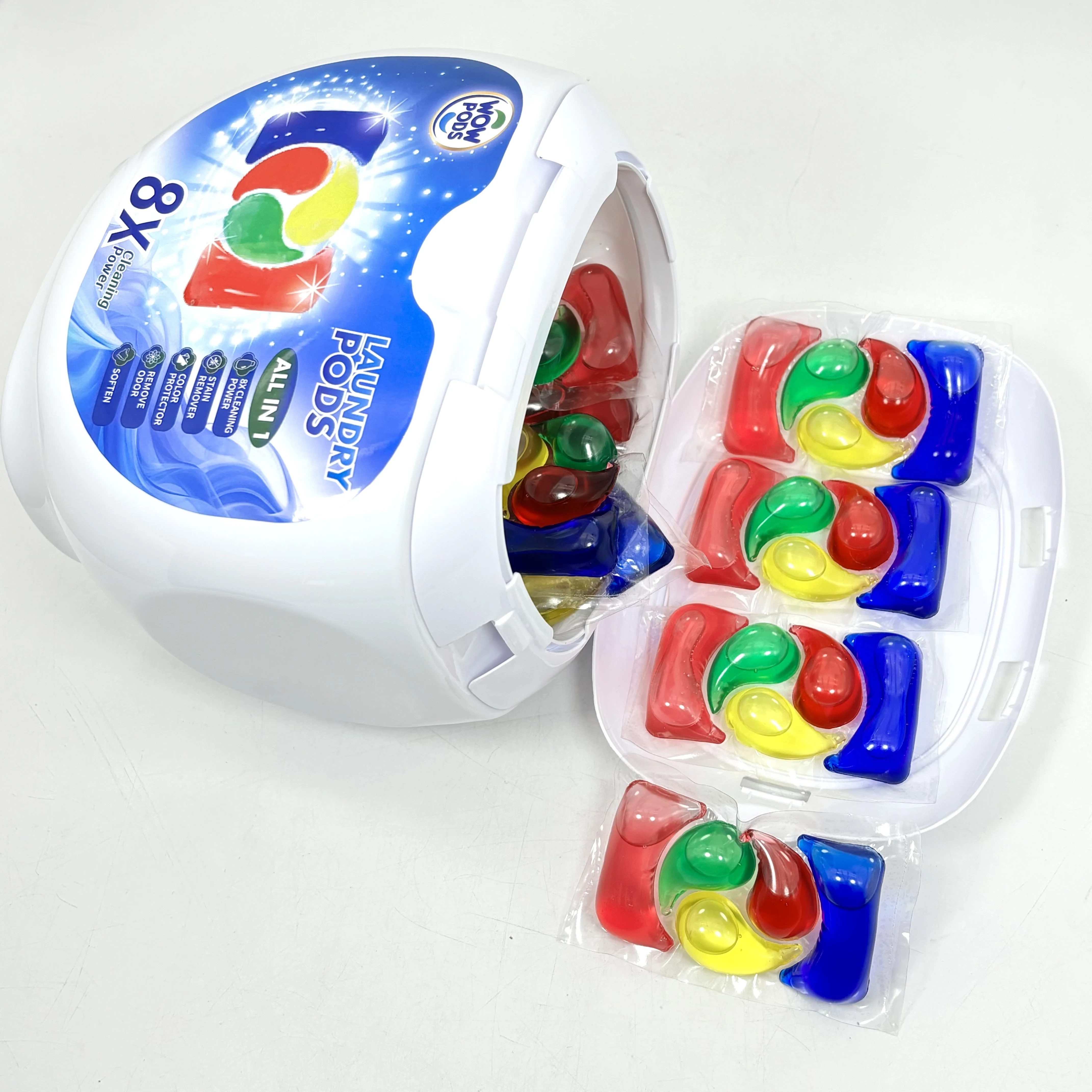 New Design Laundry Detergent Pods Eco Friendly Laundry Detergent Capsules For Wholesales