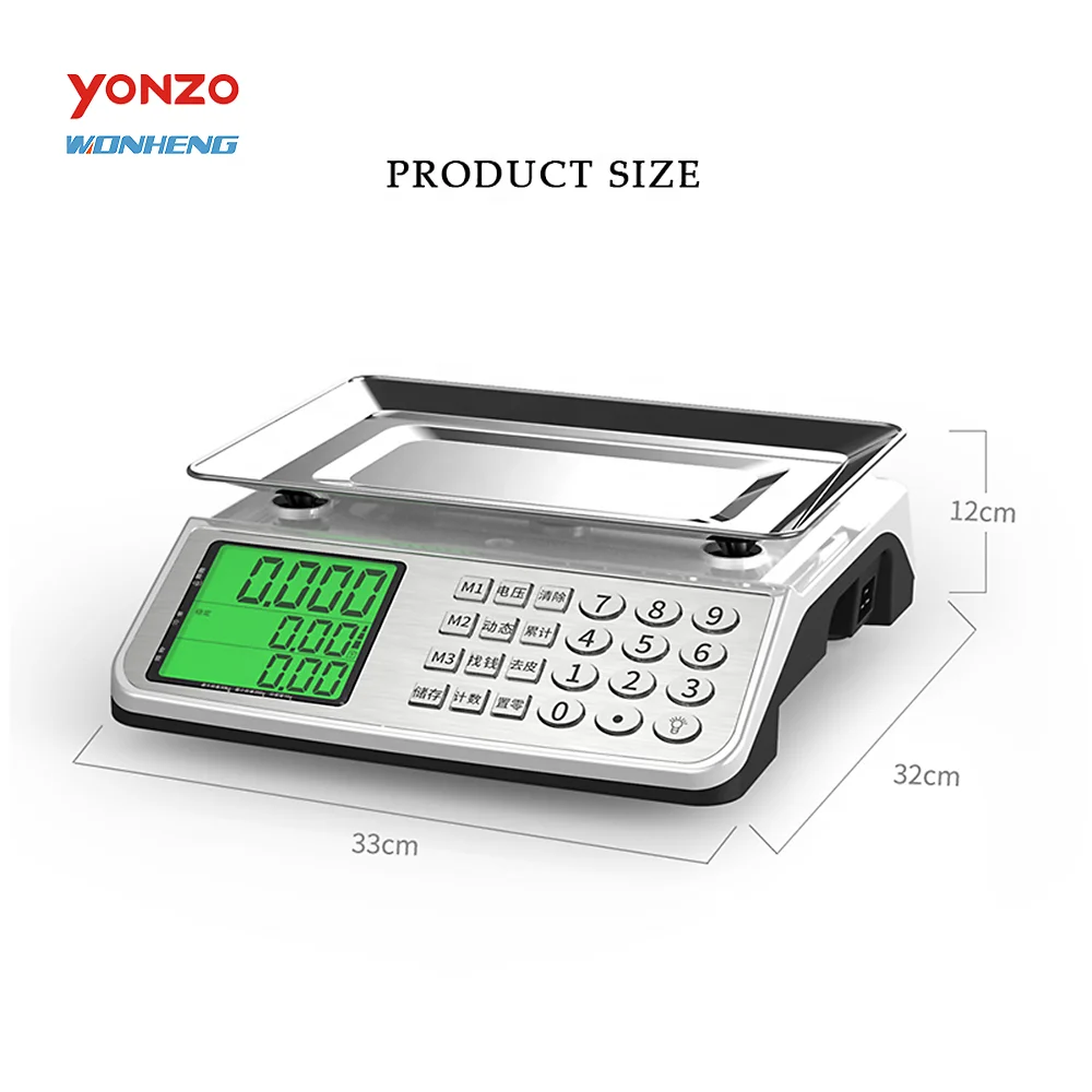 Digital Weighing Scales Factory Sale Proper Price New Trending 40 kg  Electronic LCD/LED