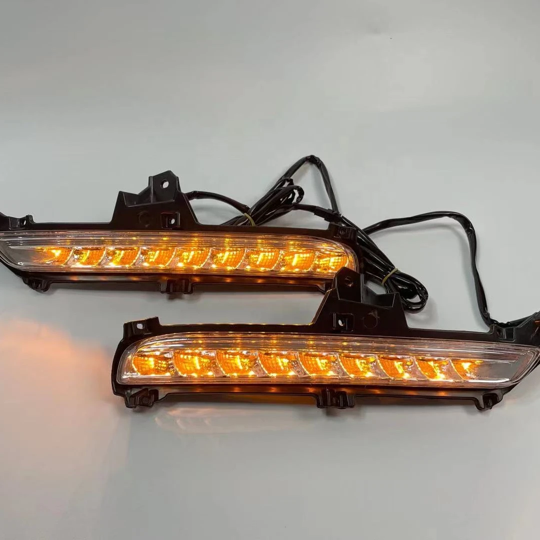 Driving Daytime Running Light Fog Lamps Accessories Cover LED Day Light with Bezel