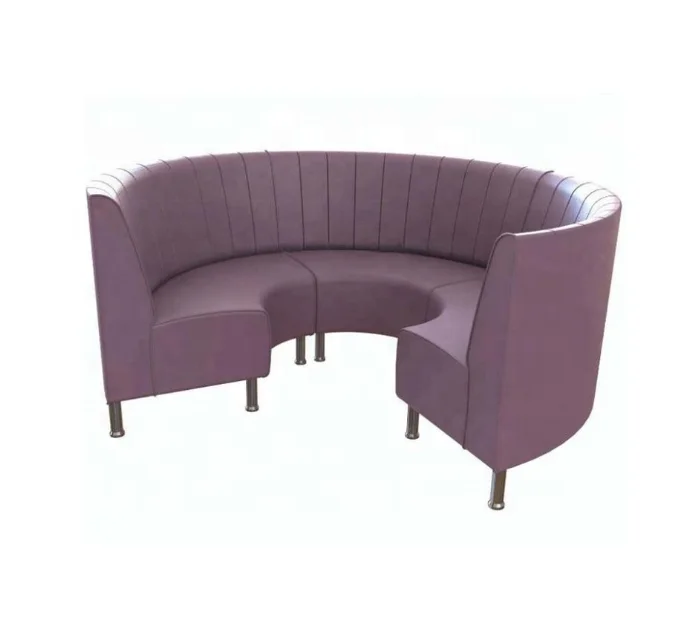 Hot sale U shape custom elegant night club booth sofa