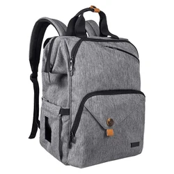 Waterproof Large Diaper Bag Backpack With Stroller Straps for Mummy