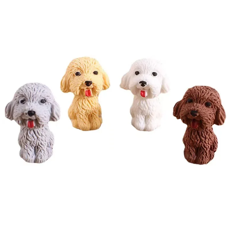 Cartoon Dog Shape Eraser Creative Cute Children Students Holiday Gift