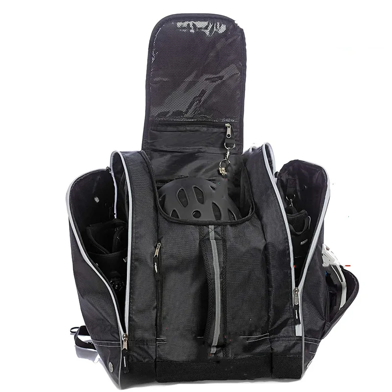 Manufacturer wholesale ski backpack ski shoes boots helmet backpack ski equipment storage bag