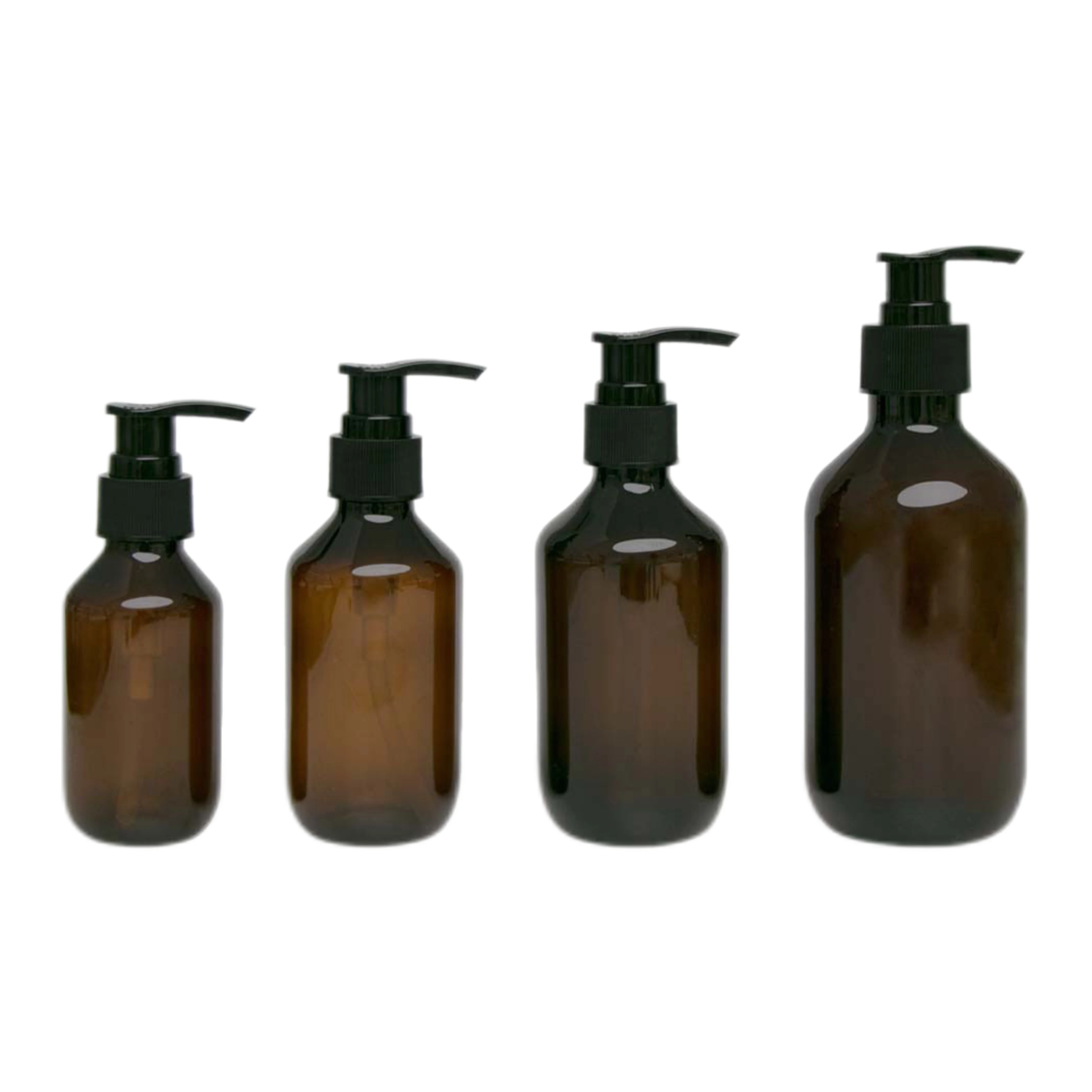 Wholesale 150ml 300ml PET Personal Care Bottles With Pressing Pump Large Volume Bottle