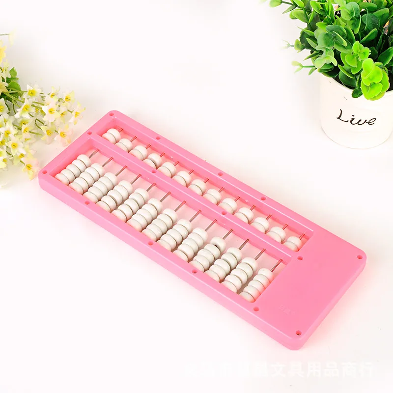 13  Rops Abacus Column Colorful Kid School Learning Aids Tool Math Business Chinese Traditional Abacus Educational Toys