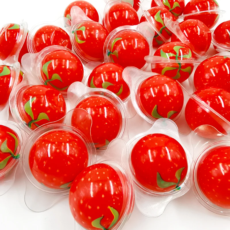 2023 New Round Earth Gummi With Jam Filled Halal Gummy Planet