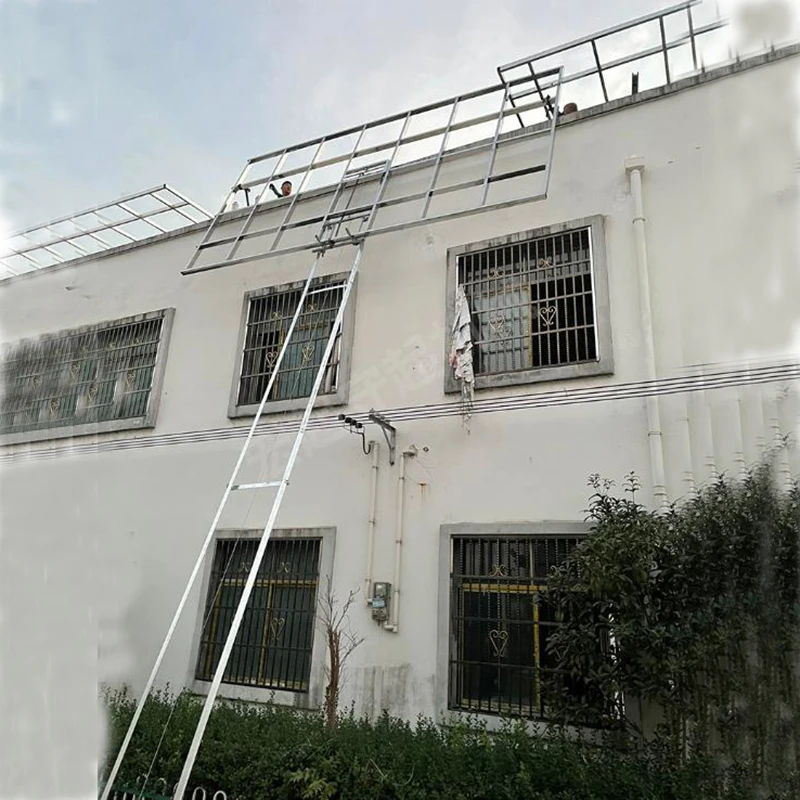 Factory design 4-18m Length Solar Panels Hydraulic Steel Ladder Lift Mini Electric Hoist Lift for  sale