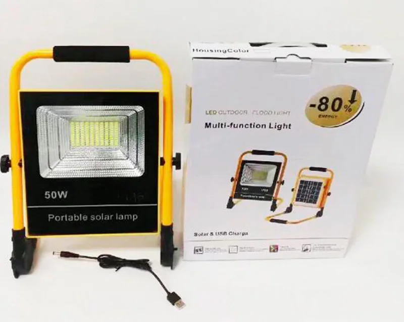 Hienergy 100W Portable mobile solar emergency charging light system