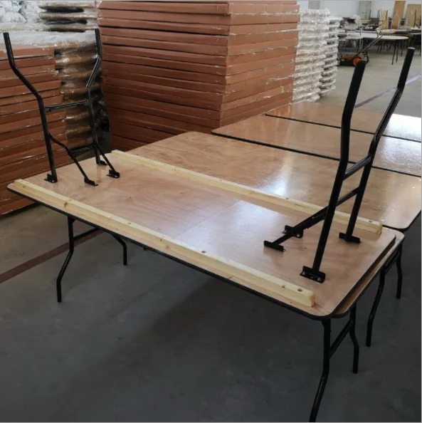 8 to 10 people Flash Furniture Rectangular wood Folding Table for HOTEL USE  ZDLH TOOLS FACTORY