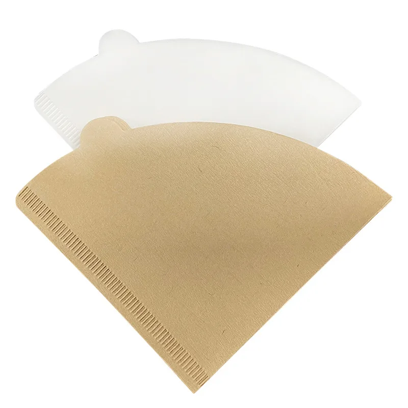 Factory wholesale V01 conical cone coffee filter paper for pour over hand drip brewed