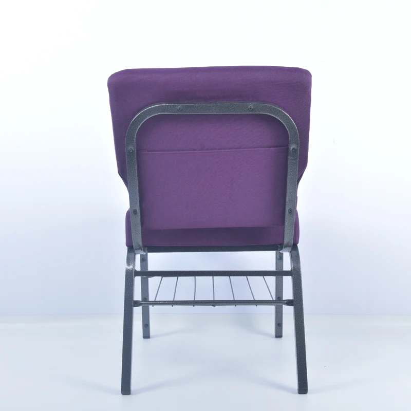 Durable Quality Stackable Upholstered Beautifully Crafted Theater Lecture Meeting Thickening Fabric Stacking Pulpit Church Chair