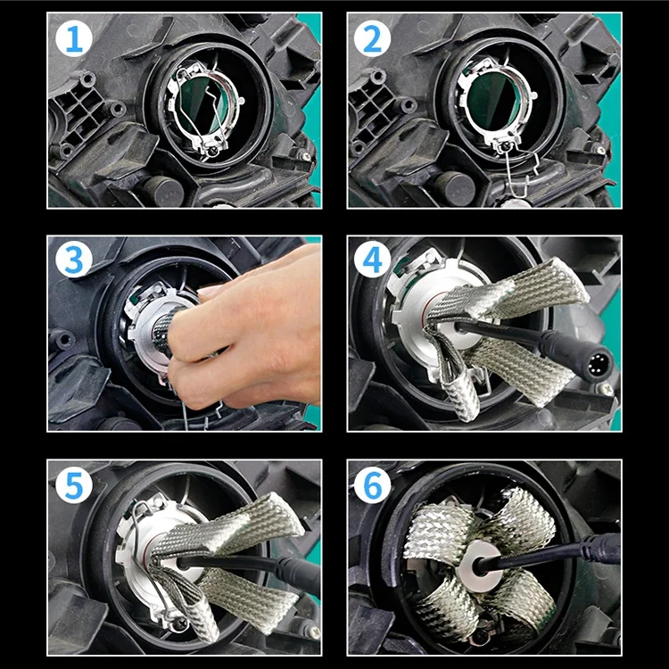 Innovation Auto Car Head Light bulb Global Patent 12V 24V LED Headlight 9005 6500K 12000LM Fanless Copper Braid Design