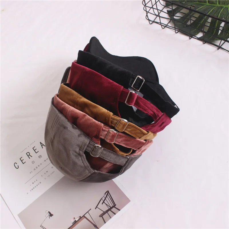 OEM Winter Genuine Leather Hats Unisex Baseball Hat Cap Warm Light Board Suede Velvet Trucker Hat Custom Logo