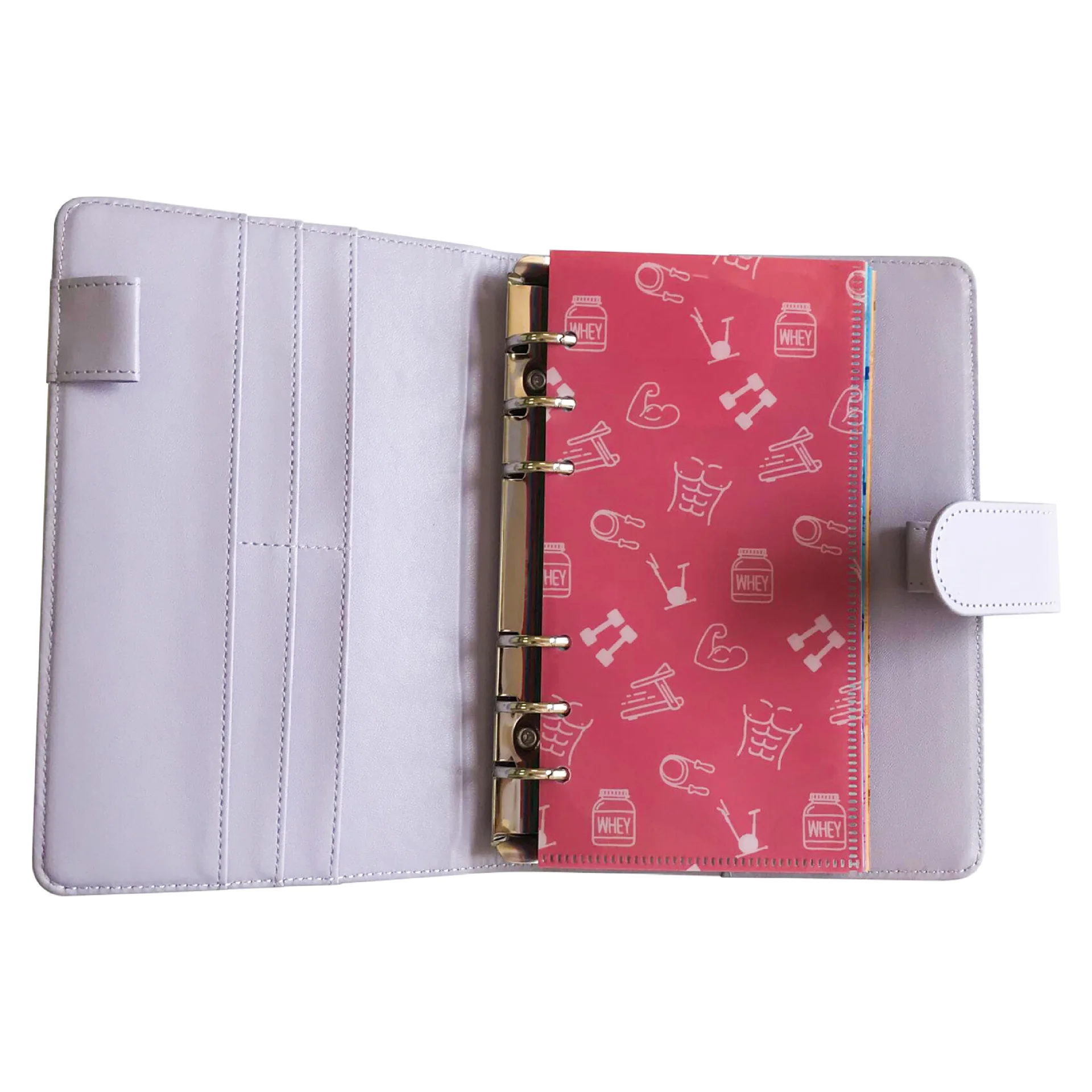 2025 stationery set a5 customizable journals budget weekly monthly 6 ring binder organizer planner with cash envelope