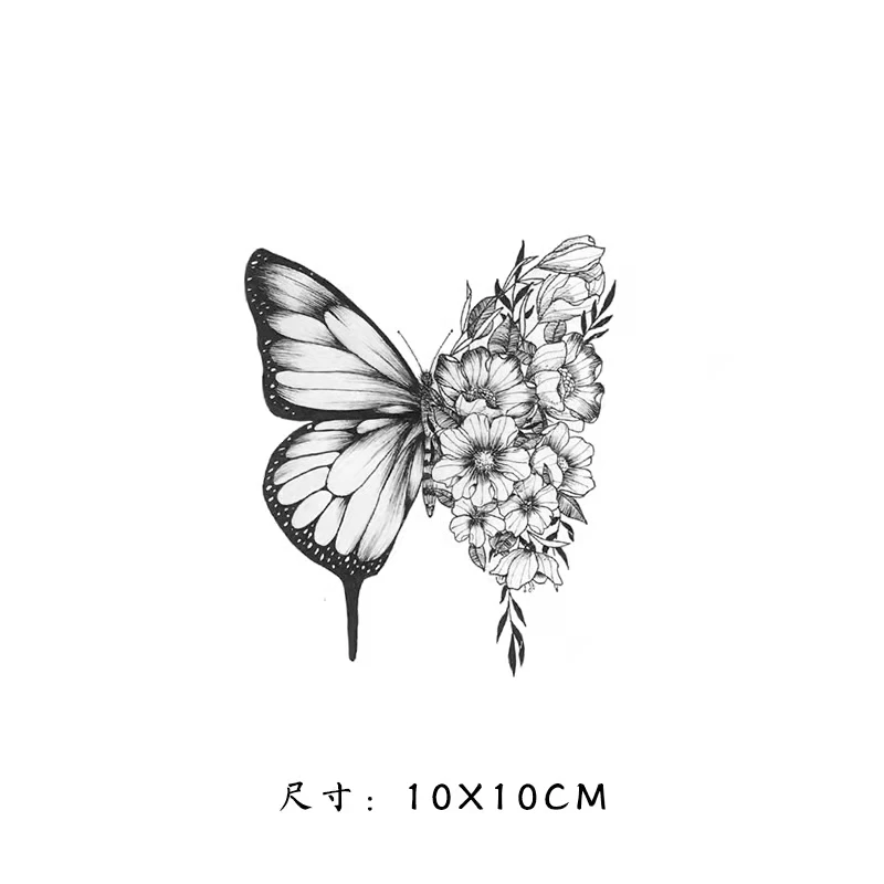 Трафарет на заказ с большим лицом хной для мужчин и женщин, трафарет на основе вагины, фруктового сока, Полуперманентная татуировка с цветком лотоса для женщин