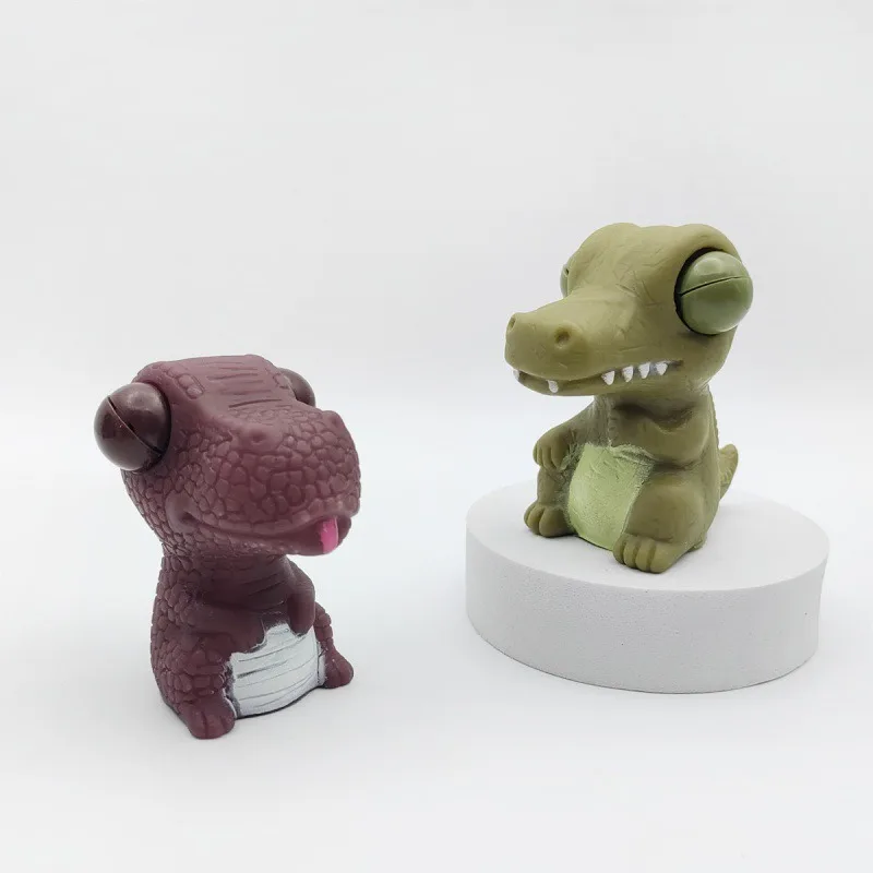 Factory Direct Pop Out Eyes Squeeze Animals Dinosaur Stress Relief Toys Sensory Fidget Anxiety Relief Squeeze Toys