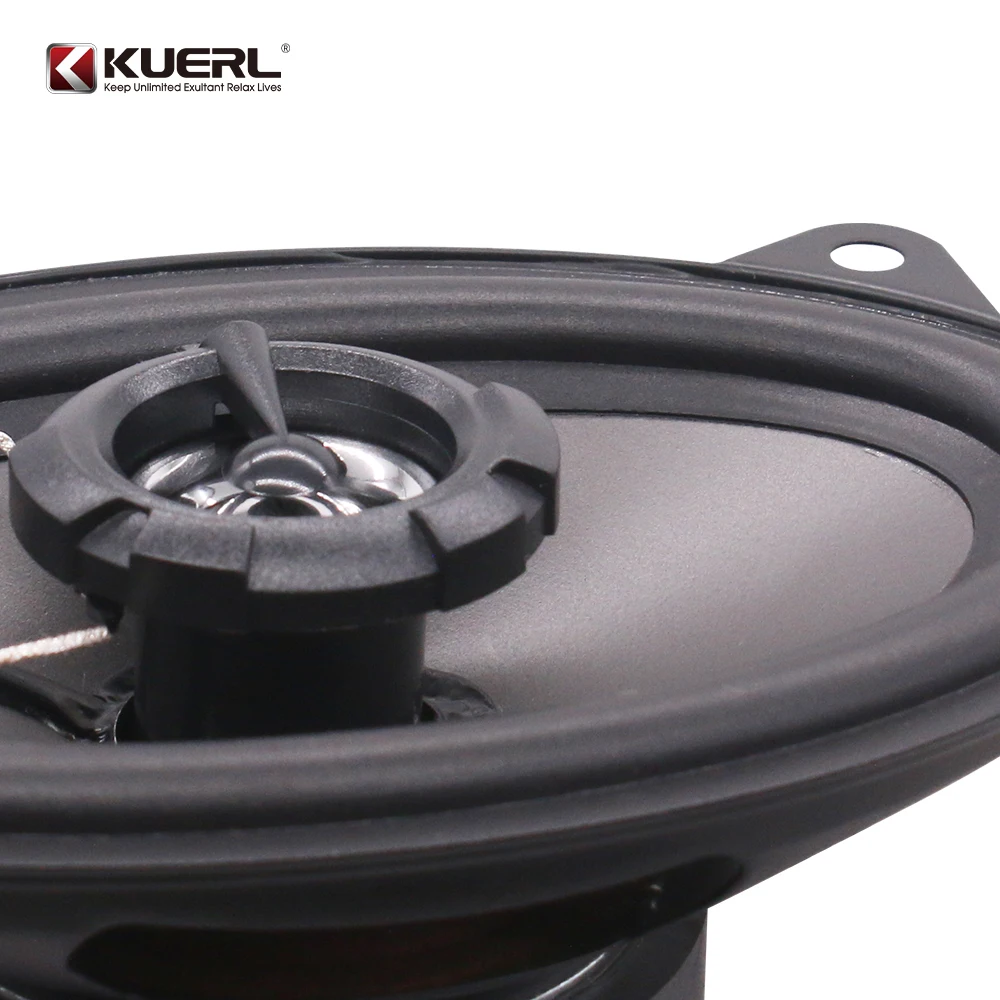 Ready stock supply bass car coaxial speaker 4*6 inch high power car stereo speaker