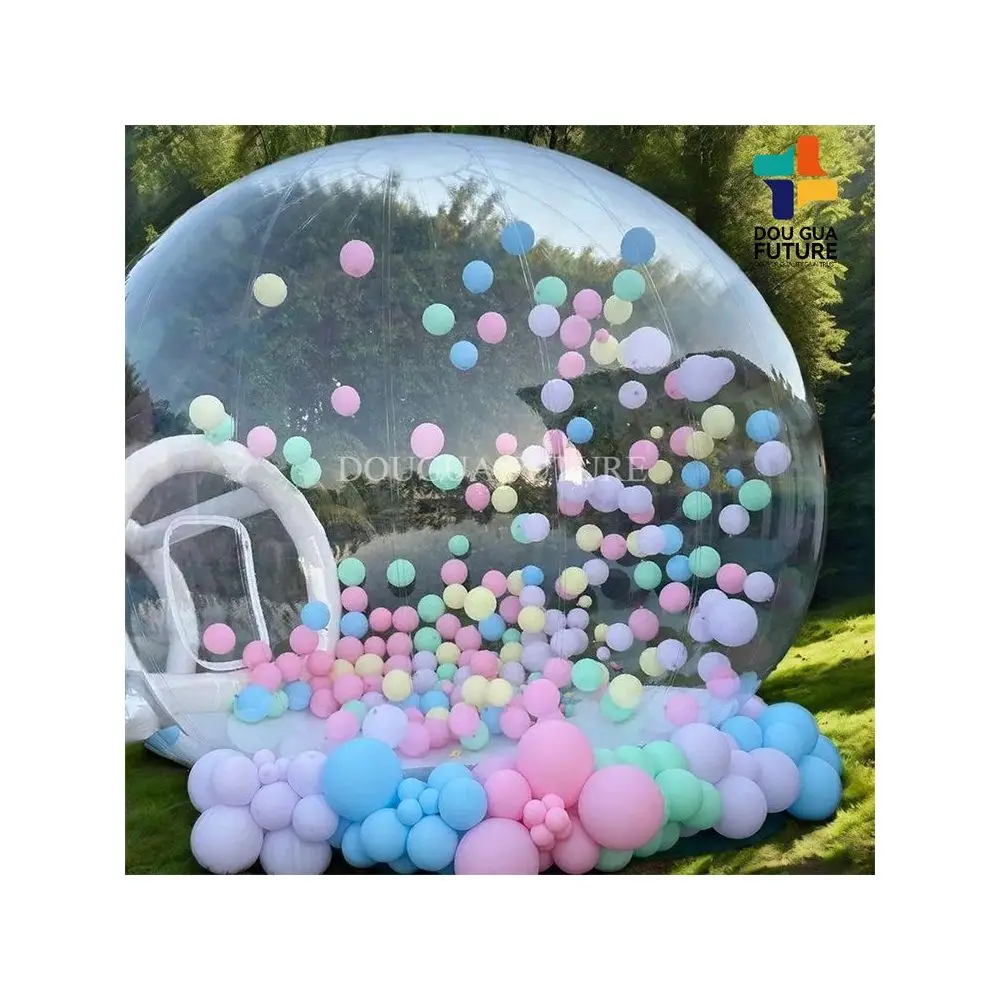 Inflatable Bubble Soccer Ball Tent for Outdoor Camping and Party Hire with Balloons Photo booth machine hot air balloon