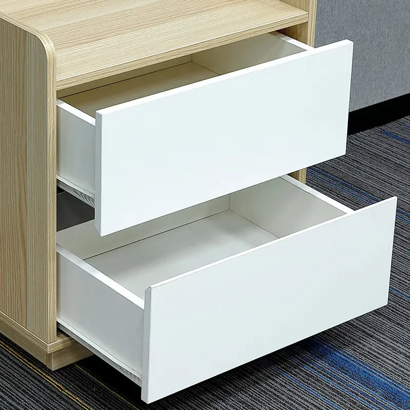 GCON Bedside Cabinet Table Bedroom Solid Wood Legs Nordic Bedside Nightstand Side Table