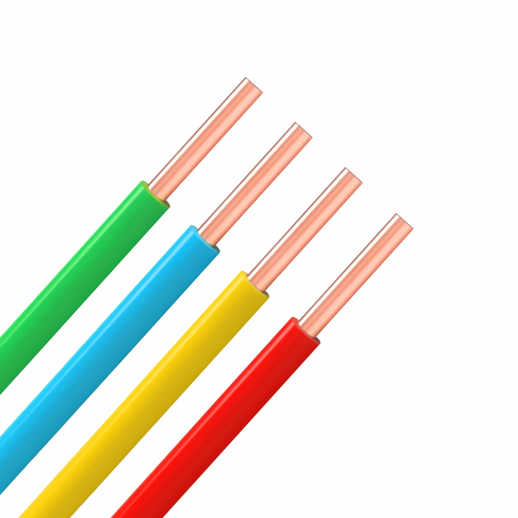 Hot H05V-U H07V-R H 1.5mm 2.5 4 6 10 25 Copper core PVC Insulated Electrical Cable and Wire Price Building