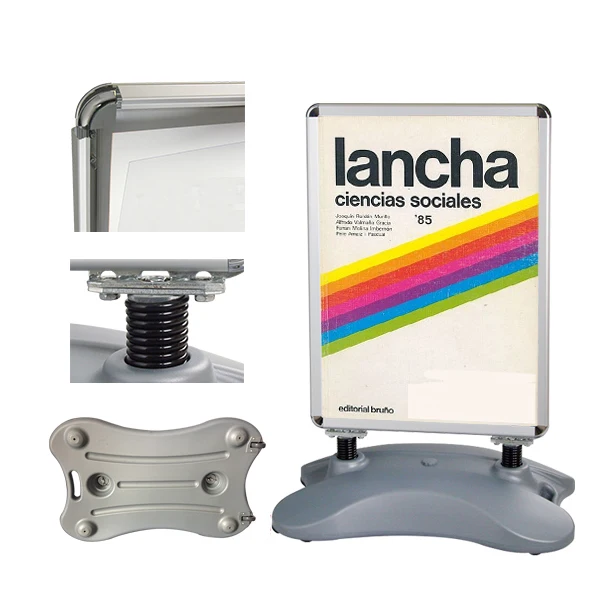 wholesale outdoor advertising display stand waterbase display board pavement sign board poster stand