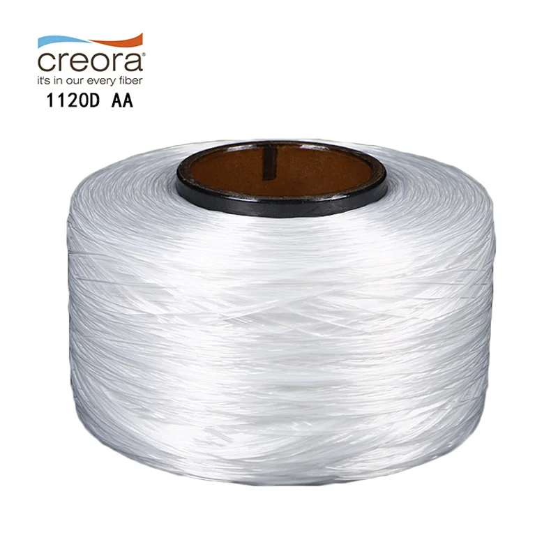 HYOSUNG group factory high elastic thread creora 1120D AA grade T938 type H350 clear bare spandex yarn