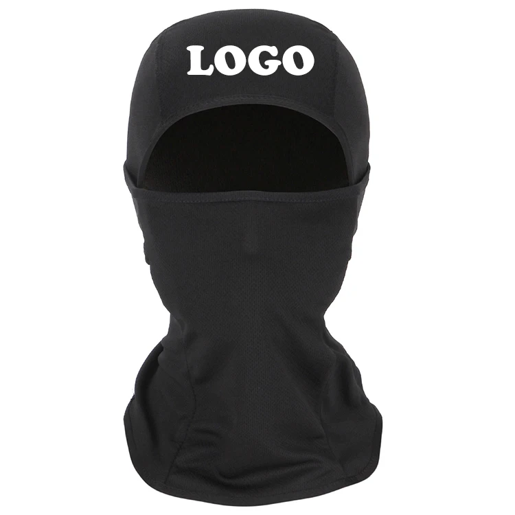 Custom Logo Women Man Outdoor Sports Windproof Head Caps Bicycle Ski Cycling Balaclava Motorcycle Full Face Mask Hats