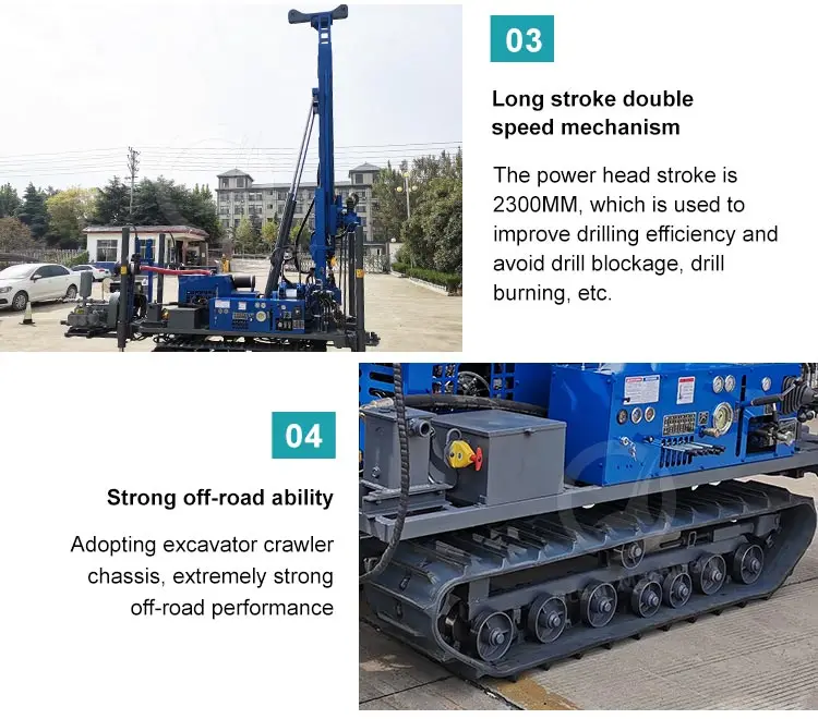 OCEAN Sample Rock Driller Portable Geological Core Drill Rig Rotary Mine Oil and Gas Drill Machine