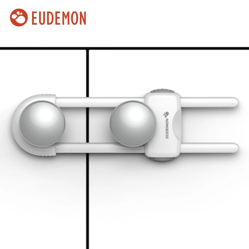 Child Safety Cabinet Locks Double Door Slide Lock