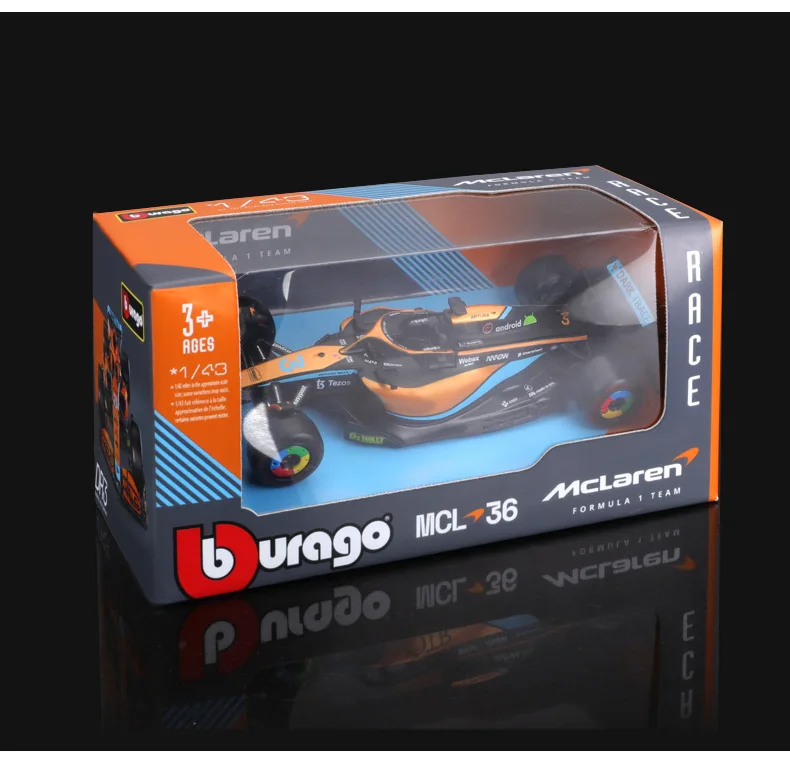 1:43 McLaren formula F1 racing alloy car model ornaments car model toys