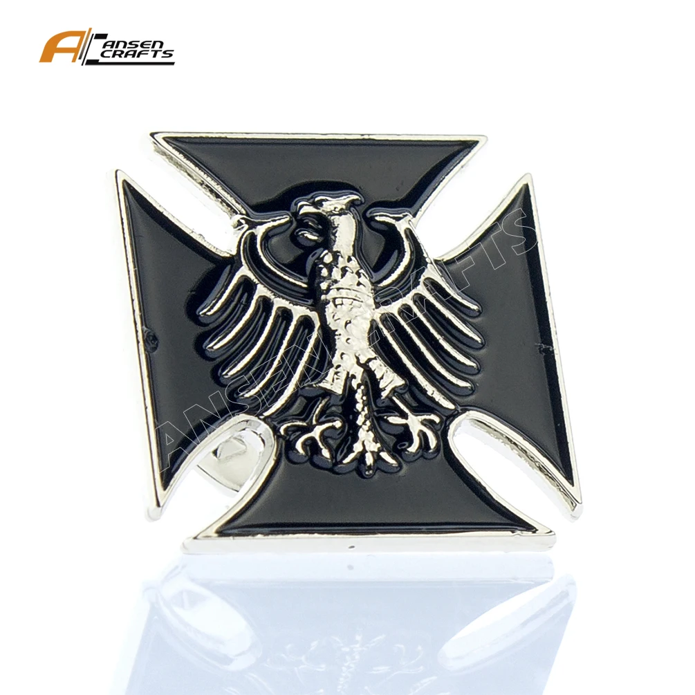 
Aliexpress Hotselling WW2 Medal Honor Army Black Iron Cross Eagle German Military Pin 