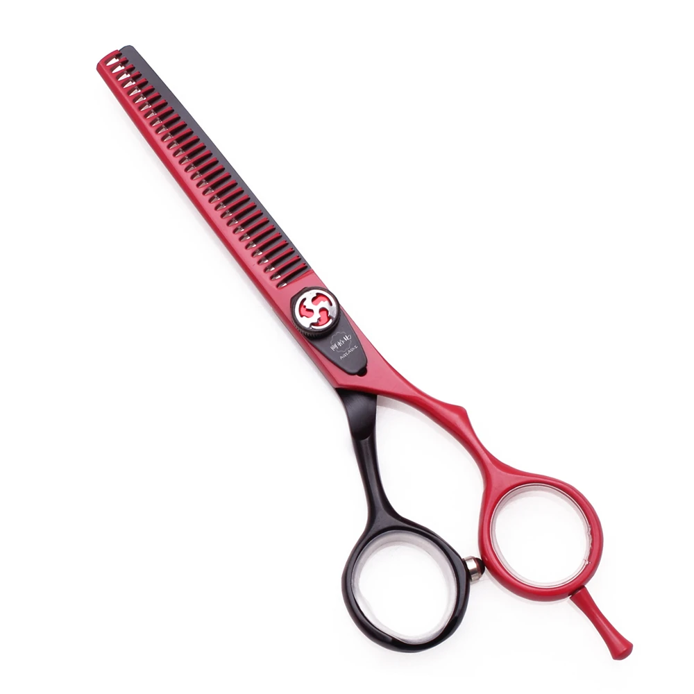 Профессиональные ножницы 5,5 дюйма 6 дюймов AQIABI 440C, фиолетовые ножницы для резки, филировочные ножницы, парикмахерский набор A1018