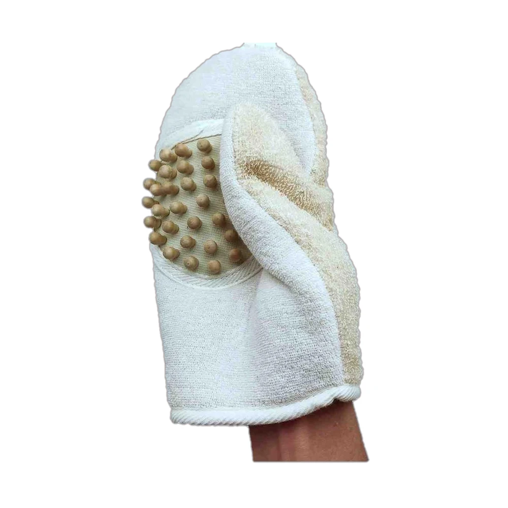 Best Sale Foot Massage Glove Cotton Sponge Rubber WoodMulti Scenario Application Light Luxury Bath Hand Glove