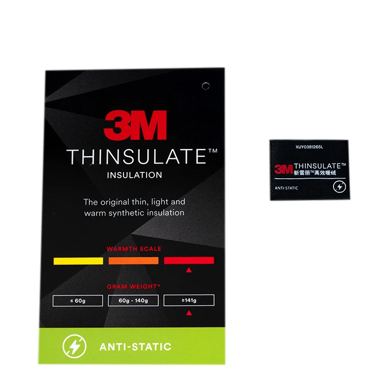 Type AS Anti-static Clothing accessories thermal insulation material 3M Thinsulate Insulation