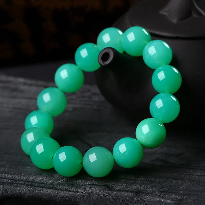 ArthurGem Genuine Top Quality Australian Jade Gemstone Bracelet Natural Healing Stone Australian Jade Bracelets for Women Men