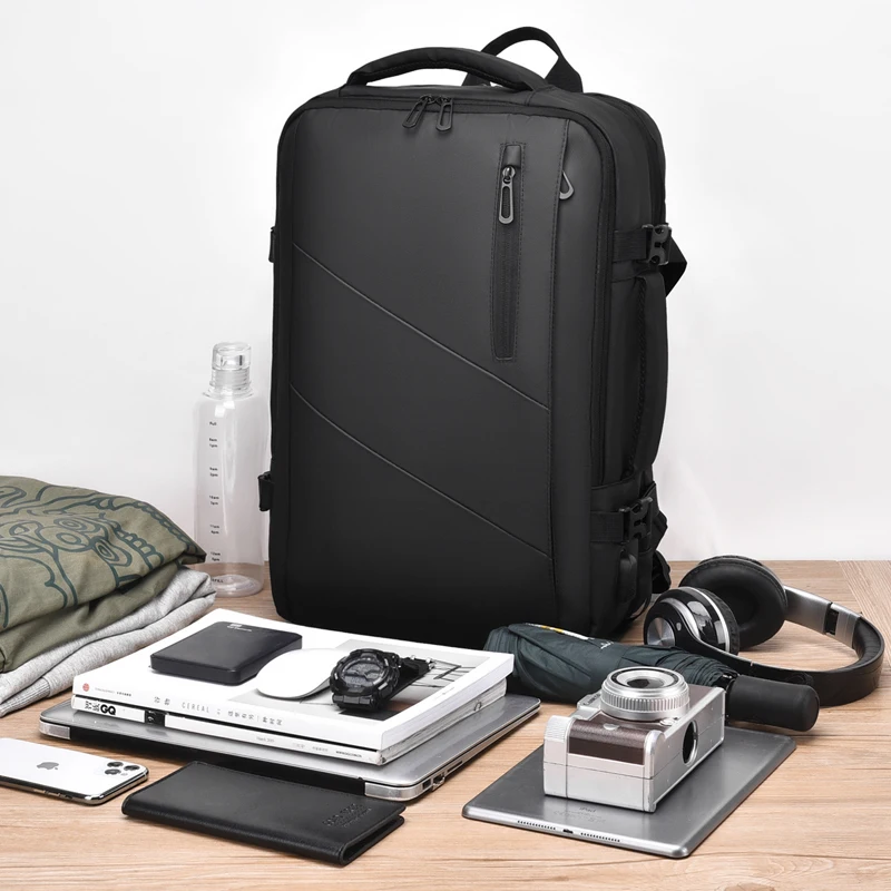 Fashion ENGLAND STYLE Minimalist Japan Style USB 15.6 Inch Laptop Backpack Travel  Business  Backpacks  Bag For Men