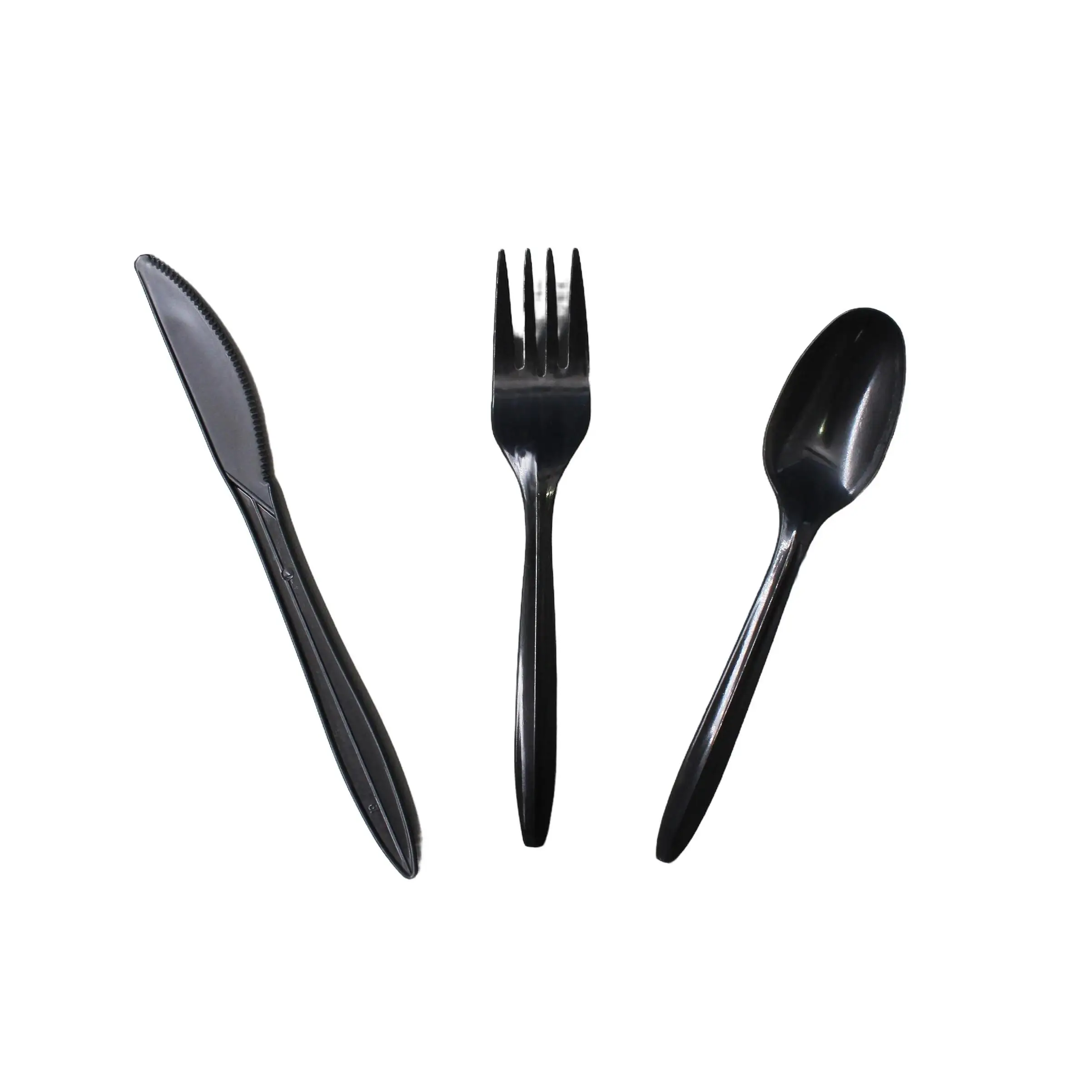 Disposable Cutlery Tableware Biodegradable Hot Sale Birthday Promotional New Fashion Christmas Bulk Rose Gold Gold Tableware Set