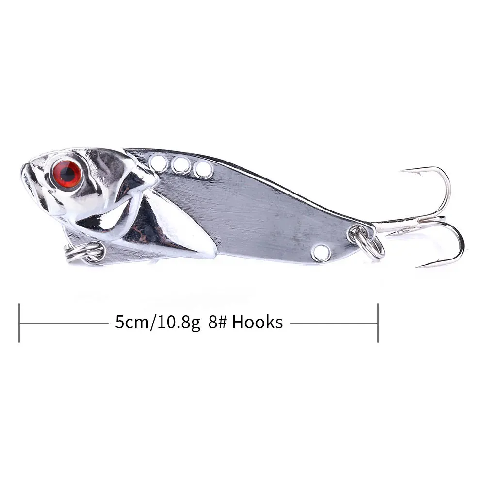 HENGJIA Fishing lures Blade metal VIB 5cm 10.8g metal spoon lures VIB bait
