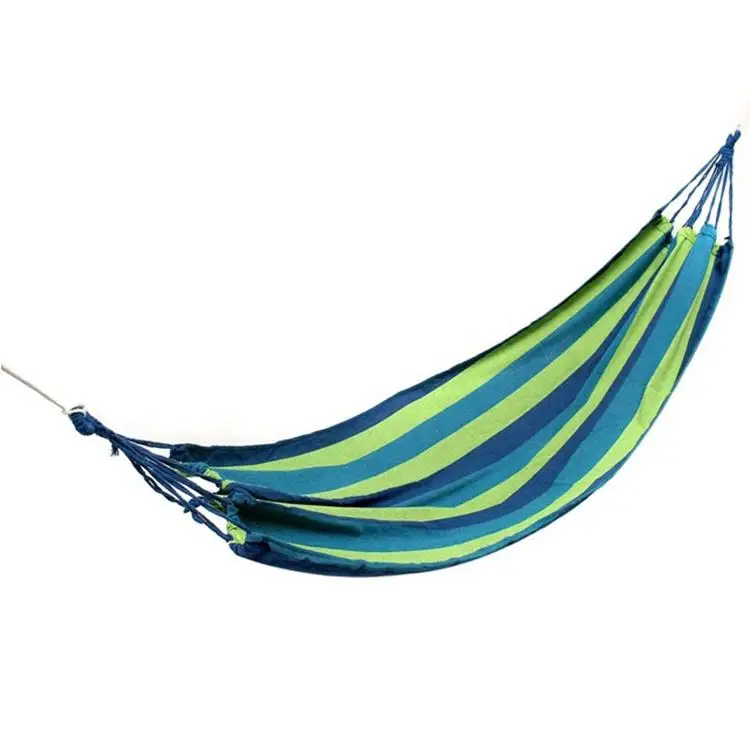 Canvas Hammock Bed Folding Double Hanging Nylon Wholesale Swing Portable Outdoor Camping Hammock