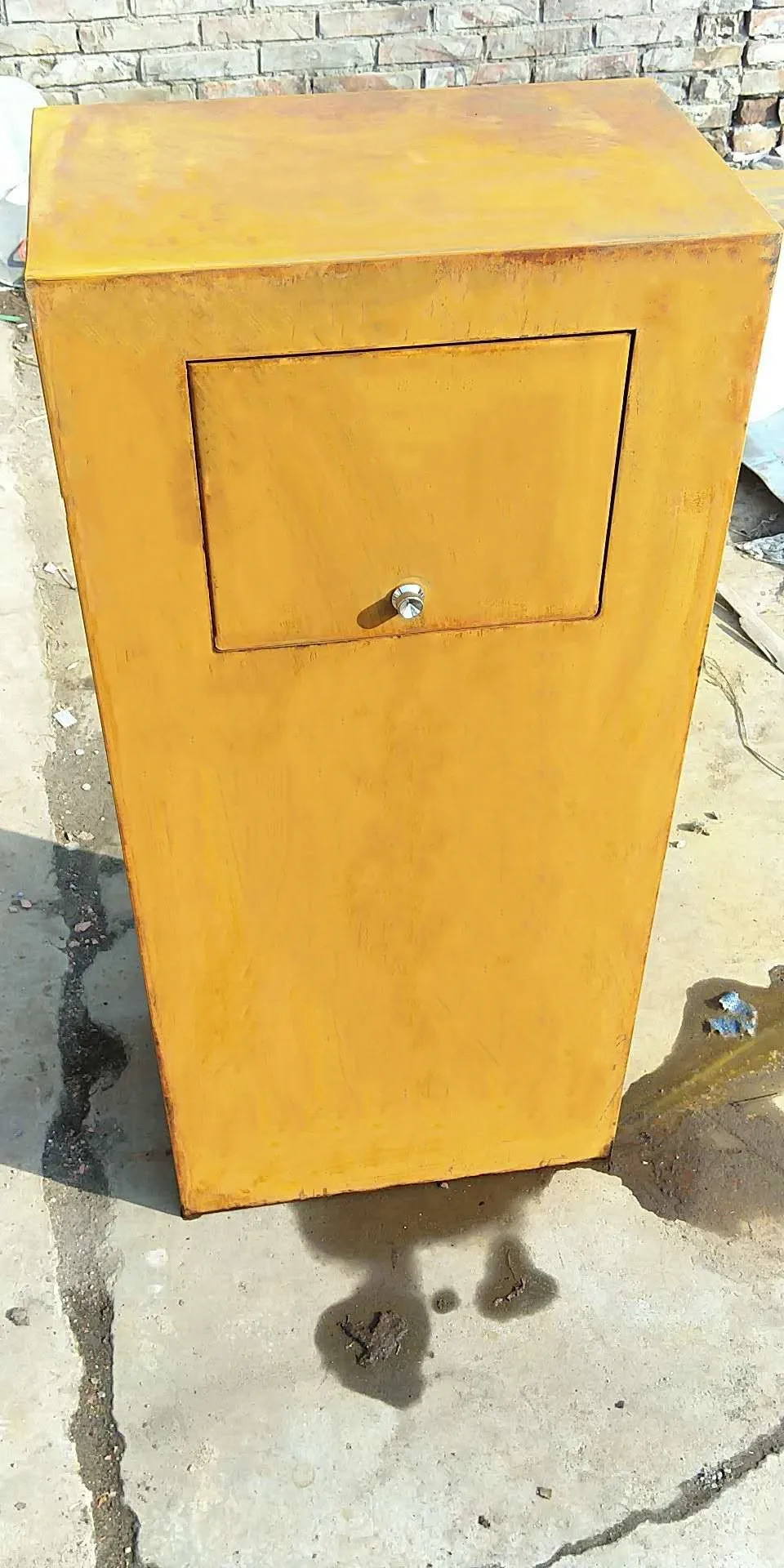Современный персонализированный металлический почтовый ящик Corten