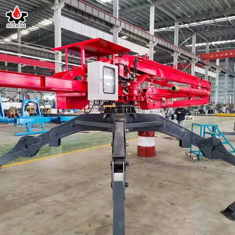 Mobile hydraulic pump ce concrete spreader placing boom 13m 15m 17m 21m and 23m for sale