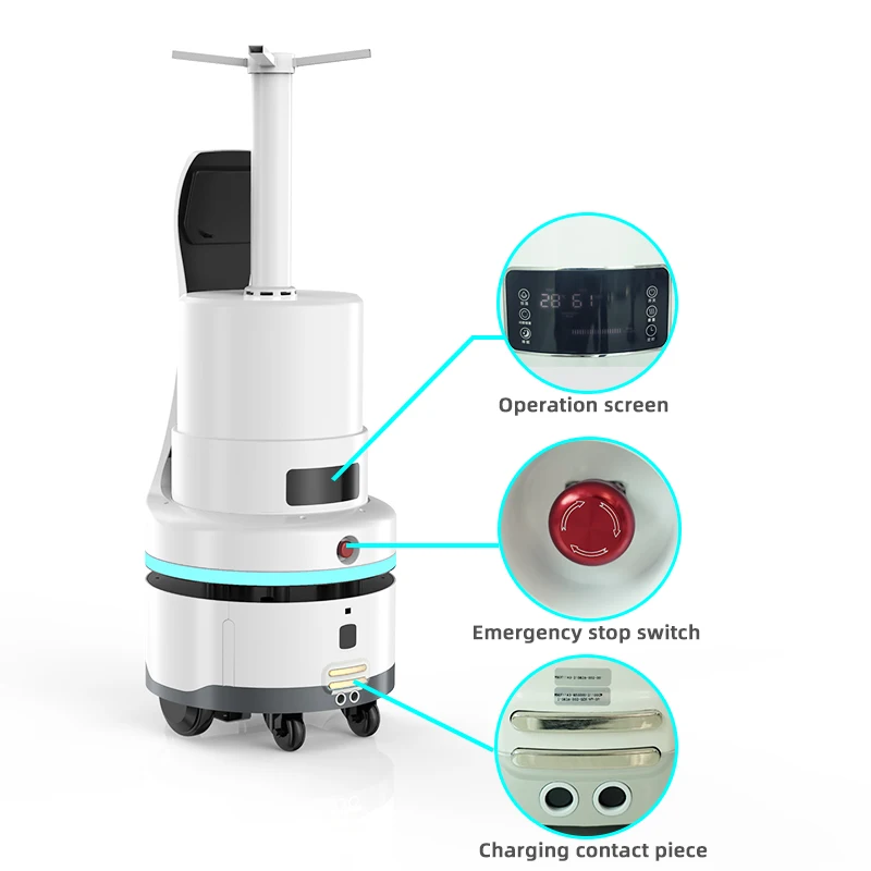 Reeman Automated Spray Disinfection Robot Medical Sterilization And Disinfection System Autonomous Spray Robots