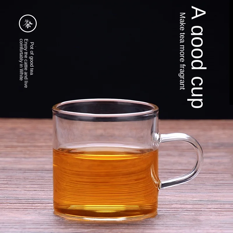 
Wholesale Clear High Borosilicate Glass Tea And Coffee Cup With Handle 