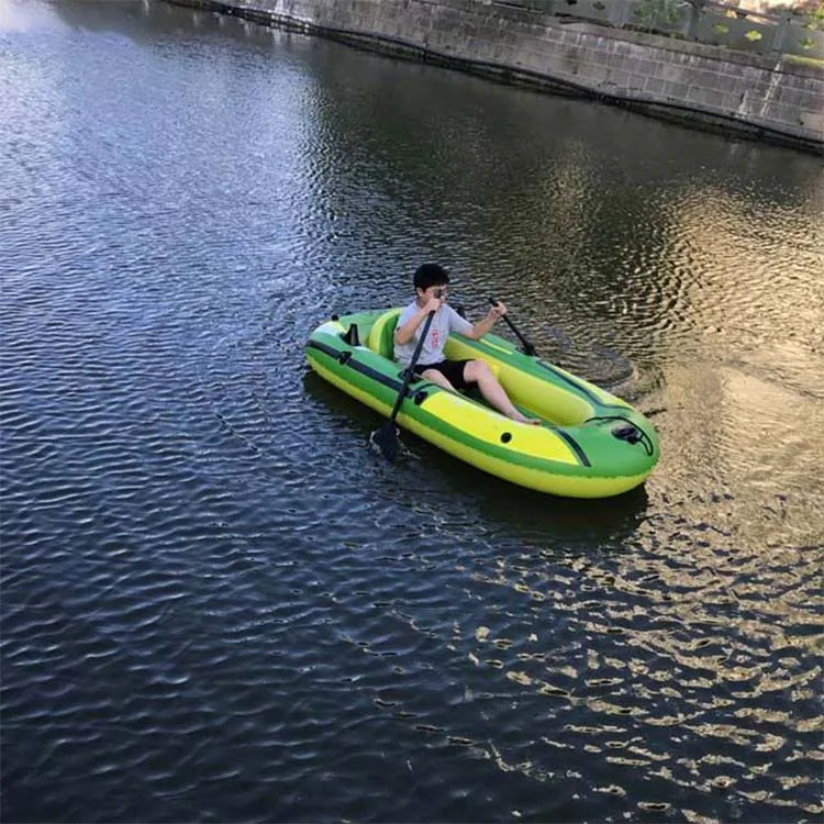 Hangkong Manufacture Rowing Boats Inflatable Floating Raft 1 Person Ultra Light Tpu Inflatable Kayak For White Water