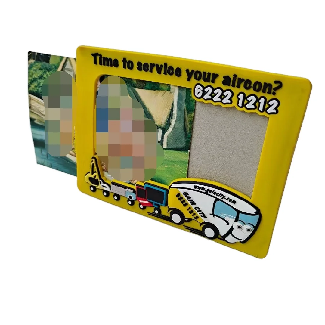 3D дизайн Мягкая ПВХ пользовательская фоторамка