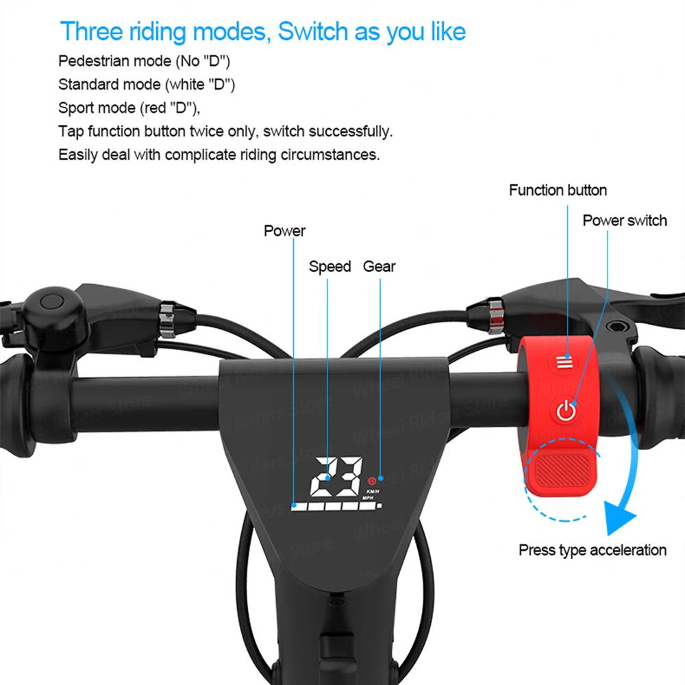 2022 Drop shipping OEM ODM scooter 500W motor 40KM/H high speed folding e scooter 10 inch tire 15AH adult electric scooter
